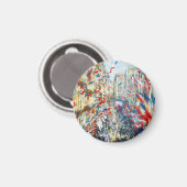 ザルーモントルグイユ、パリ、6月のフェスティバル マグネット (正面/裏面)