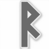 ザルーン礼法（灰色） シール (正面)