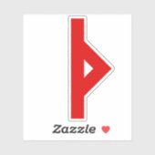 ザルーン・トゥリサズ（赤） シール (シート)