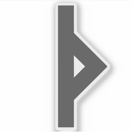 ザルーン・トゥリザス（灰色） シール (正面)