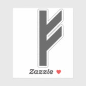 ザルーン・フェフ（灰色） シール (シート)