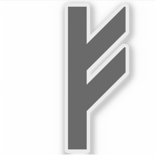 ザルーン・フェフ（灰色） シール (正面)