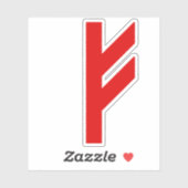 ザルーン・フェフ（赤） シール (シート)