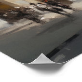 ザルーヴルパリフランスランドスケープアートプリントポスター ポスター (角)