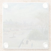 ザルーヴル春カミーリピサロ ガラスコースター (裏面)