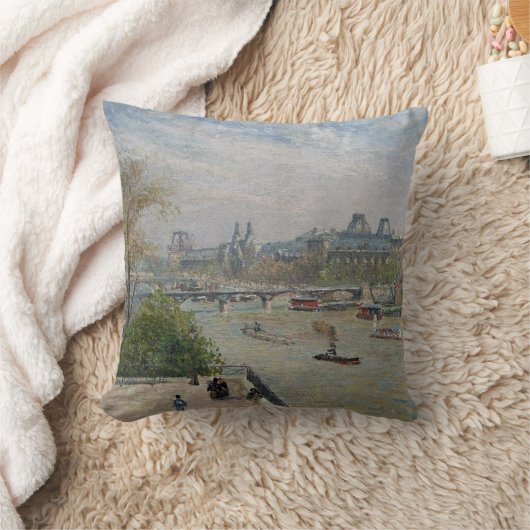 ザルーヴル春カミーリピサロ クッション (ブランケット)