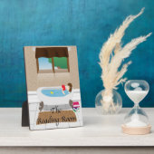 ザルー読ムトイレ フォトプラーク (側面)