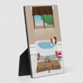 ザルー読ムトイレ フォトプラーク (側面)