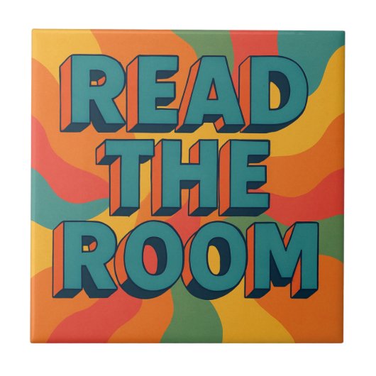 ザルー読ムレトロ タイル (正面)