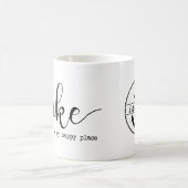 ザレイクはマイハッピープレイスネームいかり コーヒーマグカップ (中央)