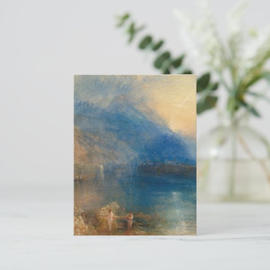 ザレイクオブズジョセフ・マロード・ウィリアム・ターナー ポストカード (スタンド正面)