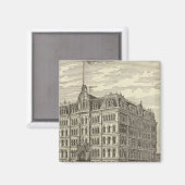 ザレイクサイド建物、シカゴ マグネット (正面/裏面)