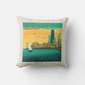 ザレイクフロント |イリノイ州シカゴ クッション (正面)