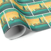 ザレイクフロント |イリノイ州シカゴ ラッピングペーパー (ロールコーナー)