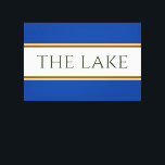 ザレイクブルーホワイトオレンジブラウンレーシングストライプズ キャンバスプリント<br><div class="desc">このスポーティなデザインは、白い中心の深いを強調する茶色と薄いオレンジのストライプピンプを特徴としはっきりしたて、青い外側のが隣接してストライプいる。「湖」の文字は可能でパーソナライズされたある。</div>