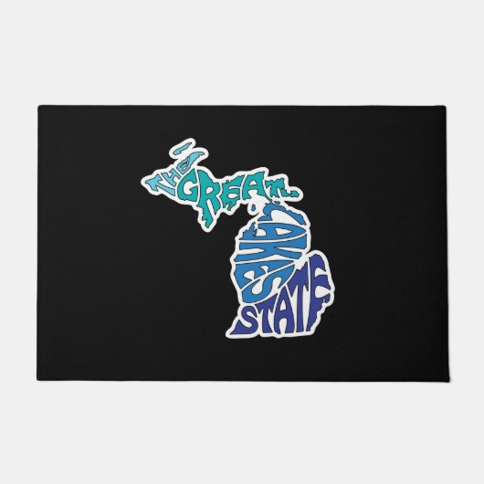 ザレイク素晴らしス州ミシガン ドアマット (正面)