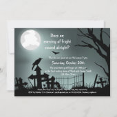 ザレイベンポーハローウィンパーティ招待状 招待状 (裏面)