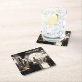 ザレイルドッグカサブランカコースター スクエアペーパーコースター (インサイチュ)