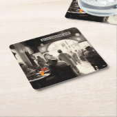 ザレイルドッグカサブランカコースター スクエアペーパーコースター (アングル)