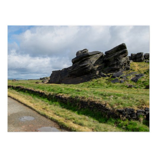 ザレインストーン、ブラックストーンのエッジ ポスター (正面)