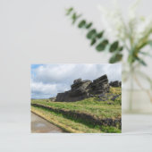 ザレインストーン、ブラックストーンのエッジ ポストカード (スタンド正面)