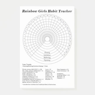 ザレインボーガールズクッショントラッカー ポストイット