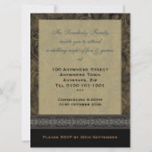 ザレイヴンゴシックスタイル招待状 招待状 (裏面)