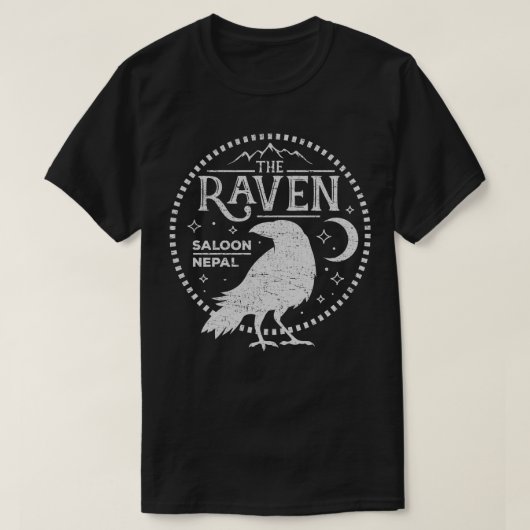 ザレイヴンタバーンネパール Tシャツ (デザイン正面)