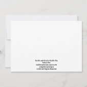 ザレイヴンフラットカード 招待状 (裏面)