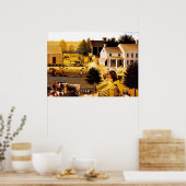 ザレジデンスオブデイヴィッドツイニング – エドワード・ヒックス ポスター (キッチン)