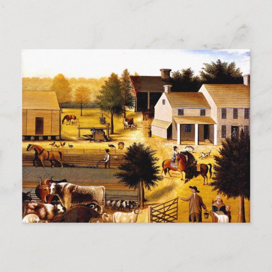 ザレジデンスオブデイヴィッドツイニング – エドワード・ヒックス ポストカード (正面)