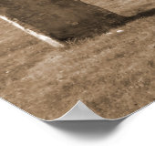 ザレストプレイスチャーチヤードスコットランド ポスター (角)