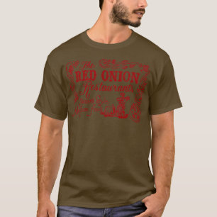 ザレッドオニオンレストランレトロミッドセンチュリーアステト Tシャツ