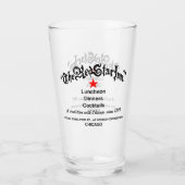 ザレッドスターインレストラン，シカゴ， IL タンブラーグラス (裏面)