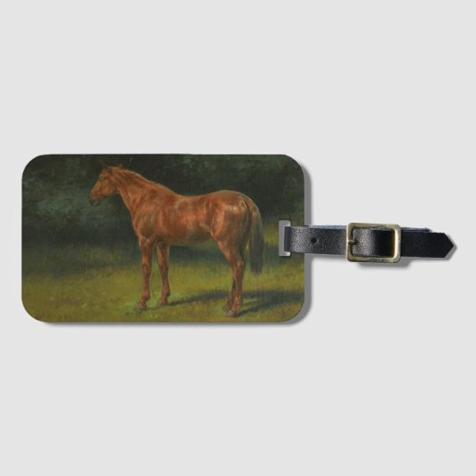 ザレッドソレル馬(by Rosa Bonheur) ラゲッジタグ (正面横)