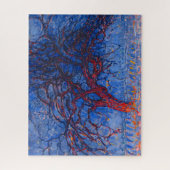 ザレッドツリーバイピエットモンドリアン ジグソーパズル (縦)