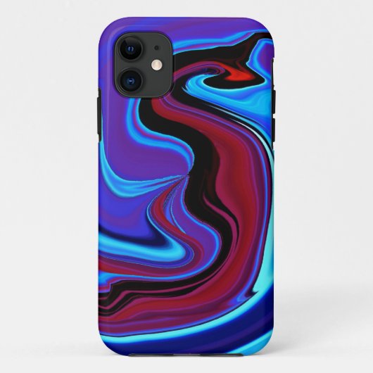 ザレッドドラゴン抽象芸術 Case-Mate iPhoneケース (裏面)