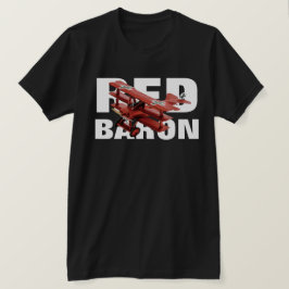ザレッドバロンフォッカー三面飛行機 Tシャツ