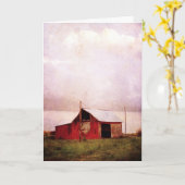 ザレッドバーンアットサンセット誕生日 カード (黄色い花)