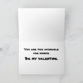 ザレッドパンダバレンタインカード シーズンカード (内部)