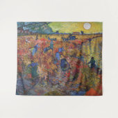 ザレッドブドウ園 | ビンセント・ヴァン・ゴッホ | タペストリー (正面(横))