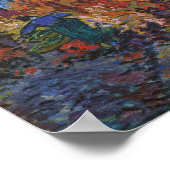 ザレッドブドウ園 | ビンセント・ヴァン・ゴッホ | ポスター (角)