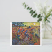 ザレッドブドウ園 | ビンセント・ヴァン・ゴッホ | ポストカード (スタンド正面)