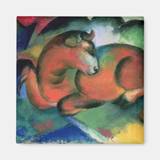 ザレッドブル、1912年 マグネット (正面)