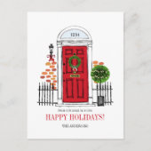 ザレッドホリデークリスマスドアポストカード シーズンポストカード (正面)