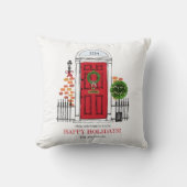ザレッドホリデークリスマスドア装飾用クッション クッション (正面)