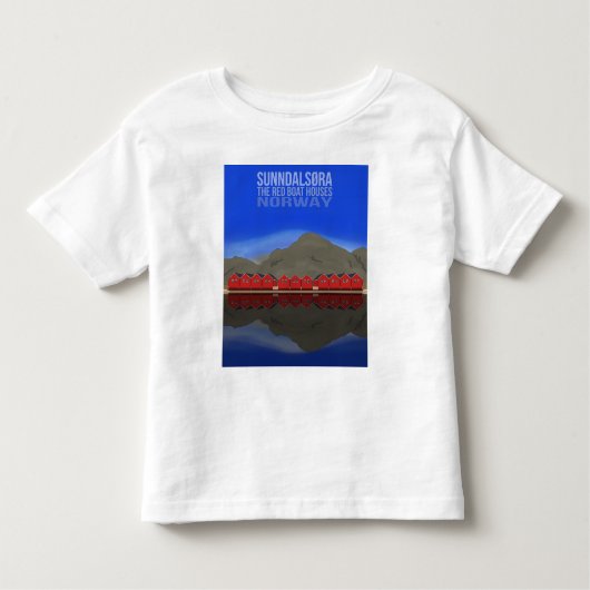ザレッドボートハウススンダルソウラノルウェー トドラーTシャツ (正面)
