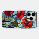 ザレッドポピはっきりしたーガーデンモノグラフェミニンム Case-Mate iPhoneケース (裏面 (横))