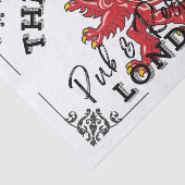 ザレッドライオンパブサイン 薄葉紙 (詳細)