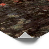 ザレッドヴィネヤードバイビンセント・ヴァン・ゴッホ ポスター (角)